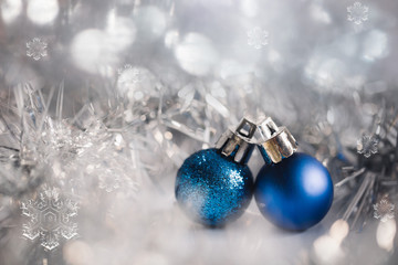 Christmas globe and decorations