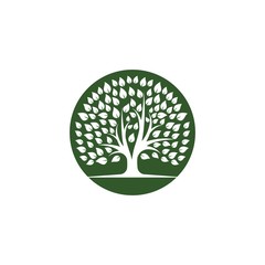 Tree logo template vector icon