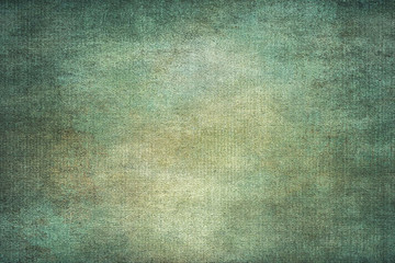 Rustic green grunge paper background.Old green vintage texture.