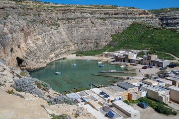 Inland Sea Divesite in Gozo Island, Malta