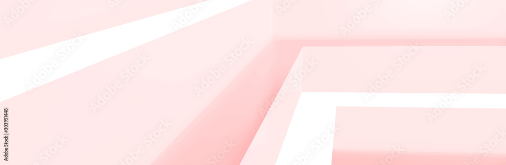 Poster abstract background, light red futuristic architecture concept geometrical lines, creating space sub
