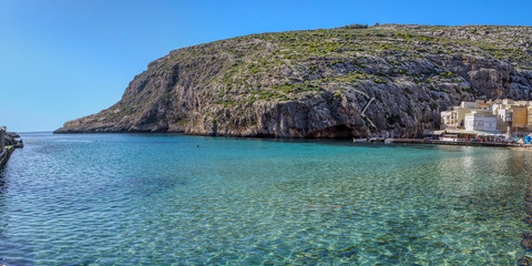 Xlendi Bay of the island of Gozo, Malta