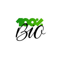100% Bio inscription