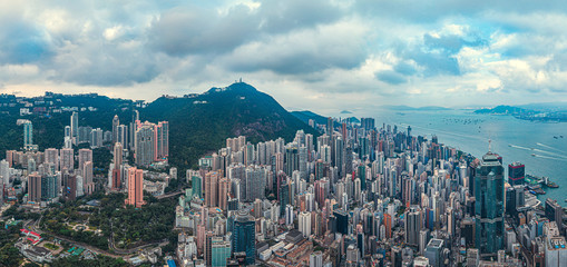 Hong Kong Architectures view from sky