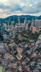 Fototapeta premium Hong Kong Architectures view from sky