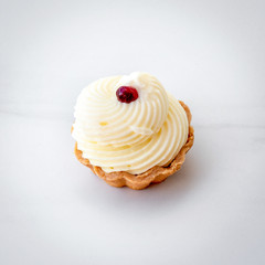 Mini tart with fresh custard