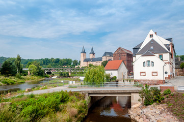 Fototapeta na wymiar Rochlitz Schloss, Muldental - Grimma, Leipzig, Sachsen