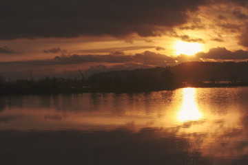 Fototapeta na wymiar Sunrise Cowichan Bay # 1