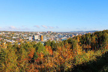 Autumn in the city, St. John's, Newfoundland