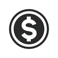  dollar currency icon vector design illustration