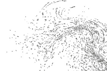 Silver confetti point.