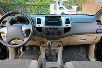 modern vehicle car interior automobile