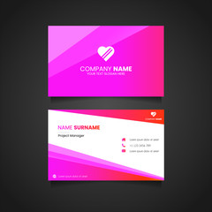 Professional business card design template