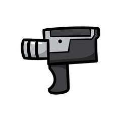 Cartoon Vintage 8mm Video Camera