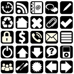 Webpage icons collection