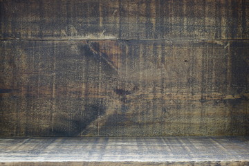 Dark wooden grunge texture background