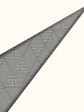 Black And White Geometrical Decoration, Cover Background Template