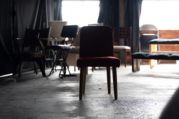 Obraz na płótnie Canvas musical chairs SNS