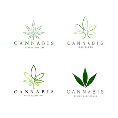 green cannabis leaf drug marijuana herb Background. Vector Marijuana Frame Cannabis Green Leaf.