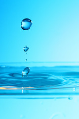 Fototapeta na wymiar Water droplet background