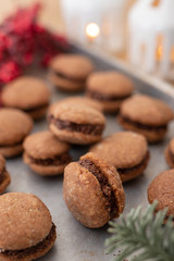 Baci di dama, Hazelnut shortbread sandwiches filled with chocolate cream