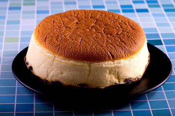 Fresh and soft  baked cheesecake 