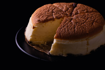 Fresh and soft  baked cheesecake 