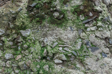 natural texture of sand and stones