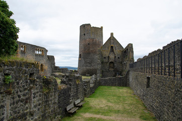 Obraz premium Münzenberg Castle, Wetteraukreis, Hesse, Germany, Europe