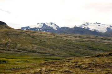 Skaftafell National Park is a part of the larger Vatnajökull National Park in Iceland, Europe.