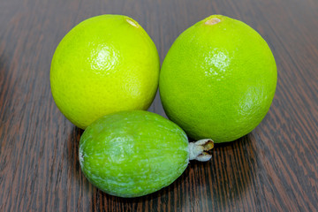 tropical fruit on the background of isolate