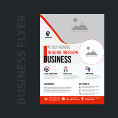 Obraz premium Professional business promotion flyer template 