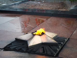 Eternal flame Murmansk Russia