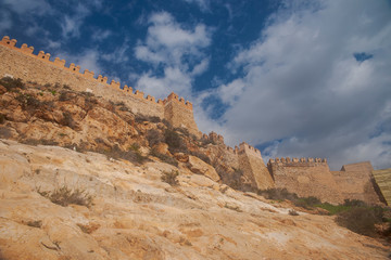 Fototapeta na wymiar Conjunto Monumental de la Alcazaba de Almería, Andalucía