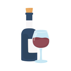 drink beverage wine bottle and glass