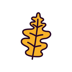 autumnal leaf foliage nature icon