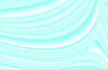 Aquamarine. Blue background with waves and lines in the same style for a wedding card, beautiful texture of an abstract pattern for a screensaver.