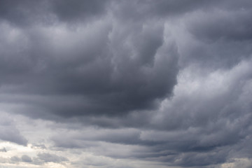 cloudy sky before the rain