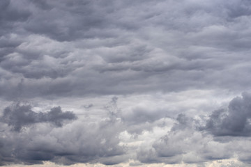 cloudy sky before the rain
