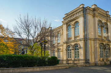 Fototapeta premium History Museum building , a tourist point of interest in Ploiesti City, Romania , with many works of fine art and history.
