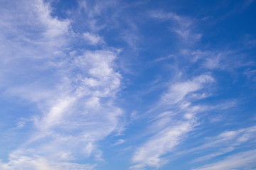 blue sky and white clouds