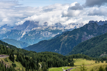 Views of the Val di Fassa, Trento, Trentino Alto Adige, Italy