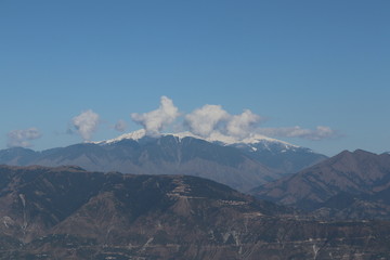 view of mountains