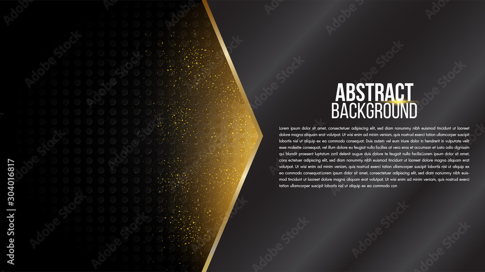 Poster black abstract background mat geometric elegant futuristic glossy light with grid line. modern shape