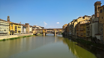 Fototapeta na wymiar Florence Old Bridge