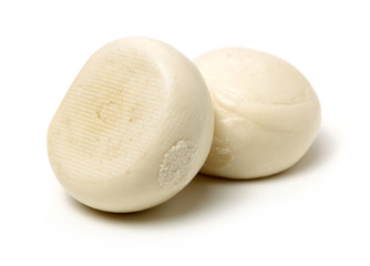 Chinese steamed roll. Close up on white background