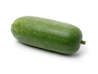 Winter melon, ash gourd squash isolated on white background..