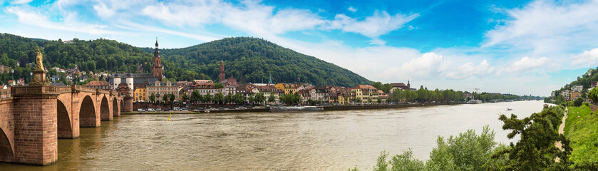 Fototapeta na wymiar Old bridge in Heidelberg