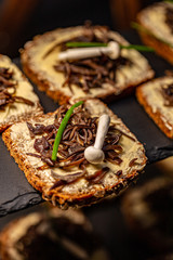 Healthy toast with butter