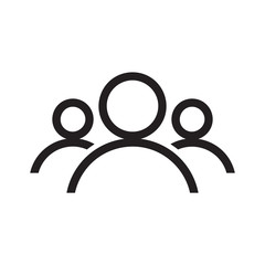 Followers icon vector isolated on background. Trendy sweet symbol. Pixel perfect. illustration EPS 10. - Vector